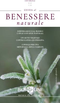 Natura che funziona DifenDiamoci Dal freDDo con le sostanze naturali. un aiuto vegetale - Bios Line