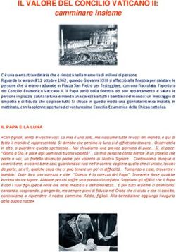 IL VALORE DEL CONCILIO VATICANO II: camminare insieme