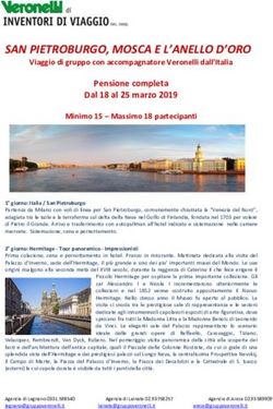 SAN PIETROBURGO, MOSCA E L'ANELLO D'ORO - Gruppo Veronelli