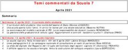 Temi commentati da Scuola 7 - Aprile 2021 - Cnos-Fap