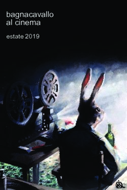Bagnacavallo al cinema - estate 2019