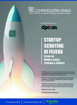 STARTUP SCOUTING DI FILIERA - Focus su Moda & Lusso, Turismo & Cultura - Confindustria Emilia