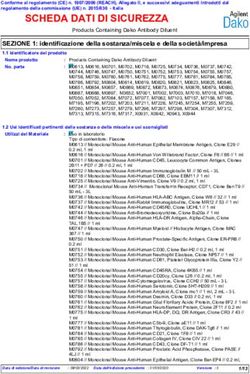 SCHEDA DATI DI SICUREZZA - Agilent