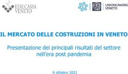 IL MERCATO DELLE COSTRUZIONI IN VENETO - Presentazione dei principali risultati del settore nell'era post pandemia - Unioncamere Veneto