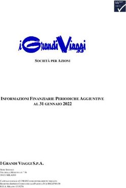 AL 31 GENNAIO 2022 INFORMAZIONI FINANZIARIE PERIODICHE AGGIUNTIVE - eMarket Storage