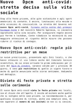 Anti-covid: stretta decisa sulla vita sociale