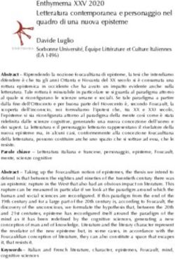 Enthymema XXV 2020 Letteratura contemporanea e personaggio nel quadro di una nuova episteme Davide Luglio