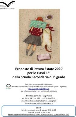 Proposte di lettura Estate 2020 per le classi 1 della Scuola Secondaria di I grado