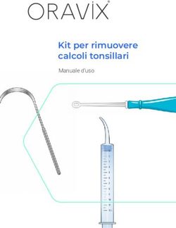 Kit per rimuovere calcoli tonsillari - Manuale d'uso - Oravix