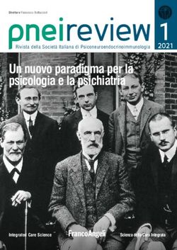 Pneireview Un nuovo paradigma per la psicologia e la psichiatria 12021 - SIPNEI