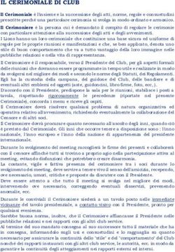 IL CERIMONIALE DI CLUB - Distretto Lions 108 TA2