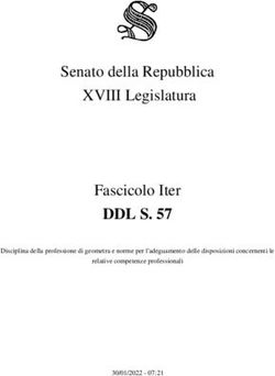 DDL S. 57 Fascicolo Iter - Senato della Repubblica XVIII Legislatura - Disciplina della professione di geometra e norme per l'adeguamento delle ...