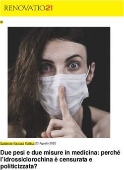 Due pesi e due misure in medicina: perch&eacute; l'idrossiclorochina &egrave; censurata e politicizzata? - Epidemie Farmaci Politica 23 Agosto 2020 - Rete ...