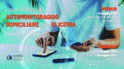 AUTOMONITORAGGIO DOMICILIARE della GLICEMIA autocontrolloglicemico.it - WEBINAR - SIMG DIGITAL