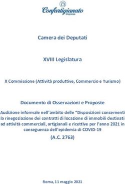 Camera dei Deputati XVIII Legislatura - Confartigianato Imprese