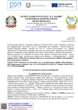 LICEO CLASSICO STATALE "A. CASARDI" LICEO DELLE SCIENZE UMANE LICEO MUSICALE