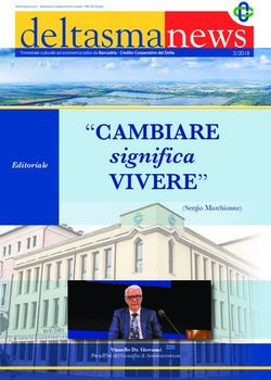 Deltasmanews "CAMBIARE VIVERE" - significa - Banca Adria Colli Euganei Credito ...