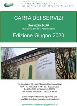 CARTA DEI SERVIZI Servizio RSA - Ats Valpadana