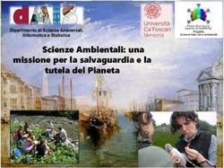 Scienze Ambientali: una missione per la salvaguardia e la tutela del Pianeta - Dipartimento di Scienze Ambientali, Informatica e Statistica
