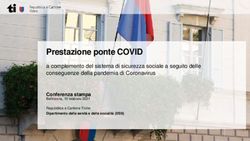 Prestazione ponte COVID - a complemento del sistema di sicurezza sociale a seguito delle conseguenze della pandemia di Coronavirus - Repubblica e ...