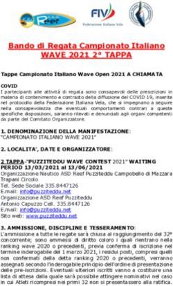 WAVE 2021 2 TAPPA Bando di Regata Campionato Italiano - AICW