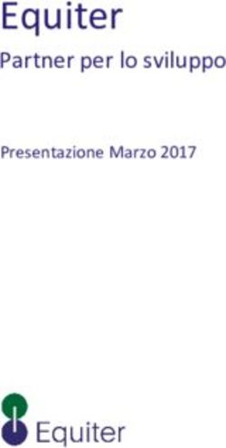 Equiter Partner per lo sviluppo - Presentazione Marzo 2017 - Equiter Spa