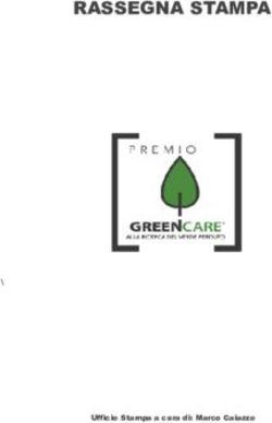 RASSEGNA STAMPA - Premio GreenCare