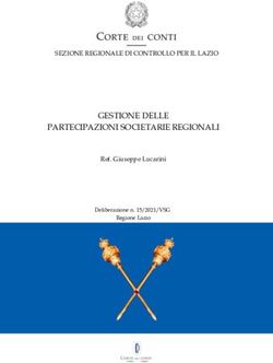 GESTIONE DELLE PARTECIPAZIONI SOCIETARIE REGIONALI - SEZIONE REGIONALE DI CONTROLLO PER IL LAZIO Ref. Giuseppe Lucarini