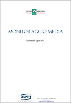 Monitoraggio Media Gioved&igrave; 08 luglio 2021