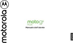 Manuale dell'utente - Motorola