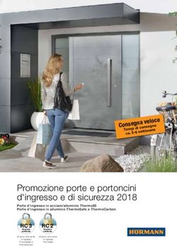 Promozione porte e portoncini d'ingresso e di sicurezza 2018 - Hormann