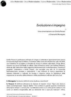 Evoluzione e impegno Una conversazione con Emilia Perassi di Emanuele Monegato - Dialnet