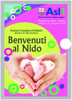 Benvenuti al Nido Struttura Complessa di Pediatria - Dipartimento Donna - Bambino Direttore: Dr. Giuseppe Trucchi - Asl 1 imperiese
