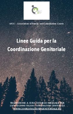 Linee Guida per la Coordinazione Genitoriale - TRADUZIONE A CURA DI DIEGO MESSALE PER - Associazione Italiana ...
