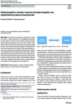 Endocrinopatie e anemie / anemie ed endocrinopatie: una si(pali)ndrome spesso misconosciuta
