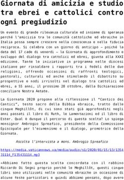 Giornata di amicizia e studio tra ebrei e cattolici contro ogni pregiudizio