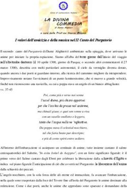 I valori dell'amicizia e della musica nel II Canto del Purgatorio
