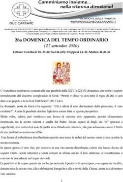 26a DOMENICA DEL TEMPO ORDINARIO - (27 settembre 2020)