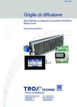 GRIGLIE DI DIFFUSIONE - SERIE DGVAR CON DISPOSITIVO DI CONTROLLO STG3VAR E DISPLAY TOUCH - TROX ITALIA SPA