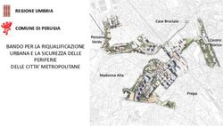BANDO PER LA RIQUALIFICAZIONE URBANA E LA SICUREZZA DELLE PERIFERIE DELLE CITTA' METROPOLITANE - REGIONE UMBRIA COMUNE DI PERUGIA