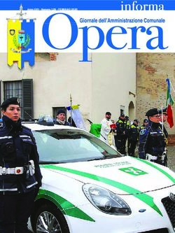 Anno XXV - Numero 126 - FEBBRAIO 2020 - Comune di Opera