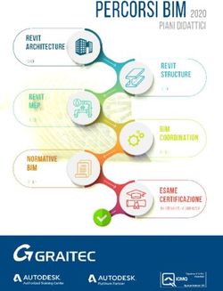 Percorsi BIM 2020 Piani didattici