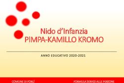 PIMPA-KAMILLO KROMO Nido d'Infanzia - COMUNEDIFORL&Iacute; FORMULASERVIZIALLEPERSONE ANNO EDUCATIVO 2020-2021 - Comune di Forl&igrave;