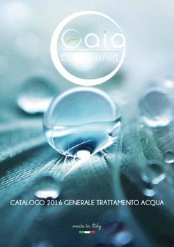 CATALOGO 2016 GENERALE TRATTAMENTO ACQUA - F: FileSistema Desktop Scrivania Gaia - GAIA Blue Planet srl