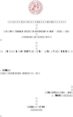 UNIVERSITÀ DEGLI STUDI DI PADOVA