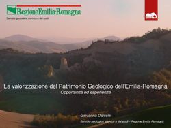 La valorizzazione del Patrimonio Geologico dell'Emilia-Romagna - Opportunit&agrave; ed esperienze - Geoportale Emilia Romagna