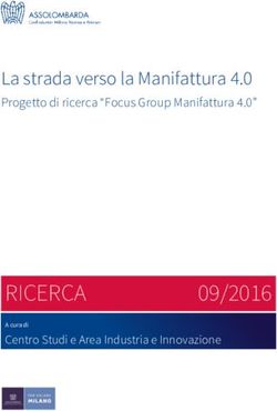 RICERCA Centro Studi e Area Industria e Innovazione A cura di 09/2016 - Assolombarda
