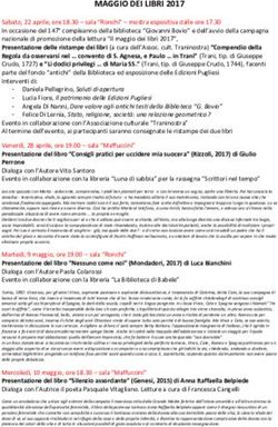 MAGGIO DEI LIBRI 2017 - Biblioteca Bovio Trani