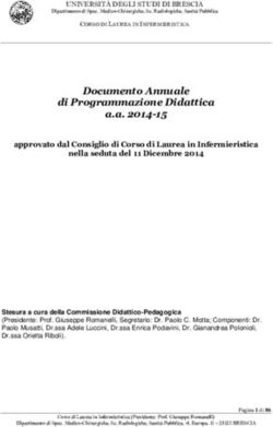Documento Annuale di Programmazione Didattica a.a. 2014-15 - Unibs