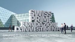 GRUPPO D'INVESTIMENTO SPF LIVING+ EUROPE - Zurigo, giugno '21 - Swiss Prime Anlagestiftung